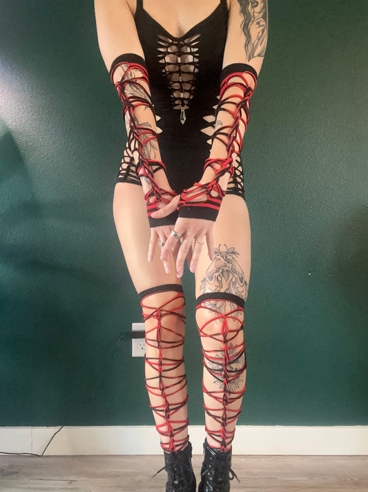 RTS - Striped Socks/Arm Sleeve Set