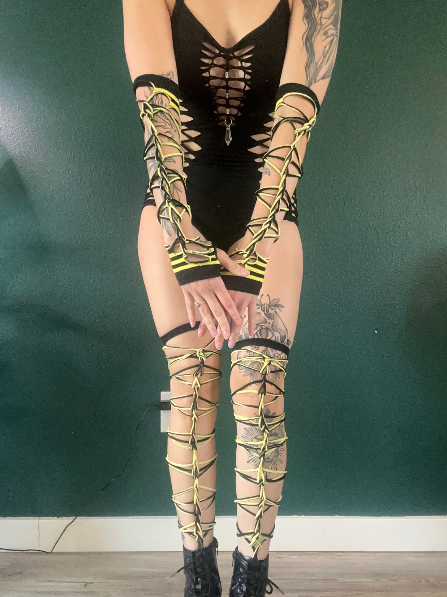 RTS - Striped Socks/Arm Sleeve Set