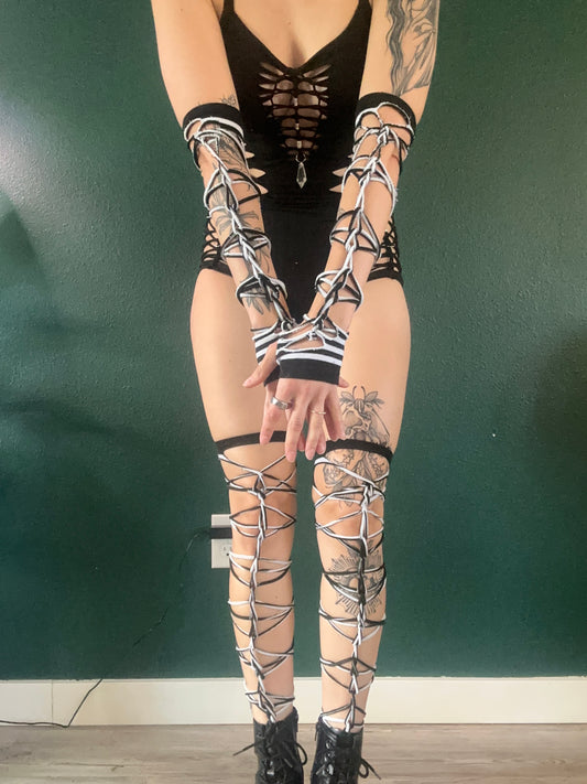RTS - Striped Socks/Arm Sleeve Set