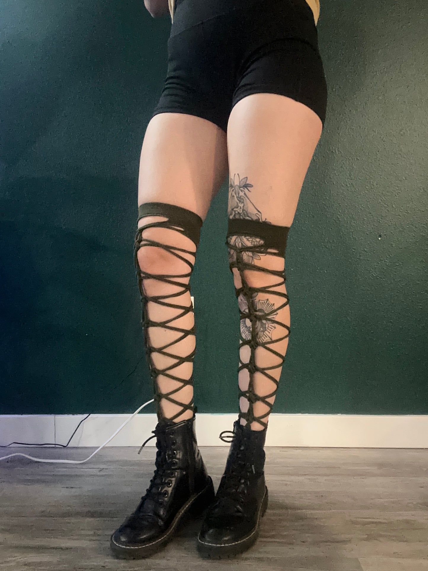 RTS - M/L Romper & Socks Set