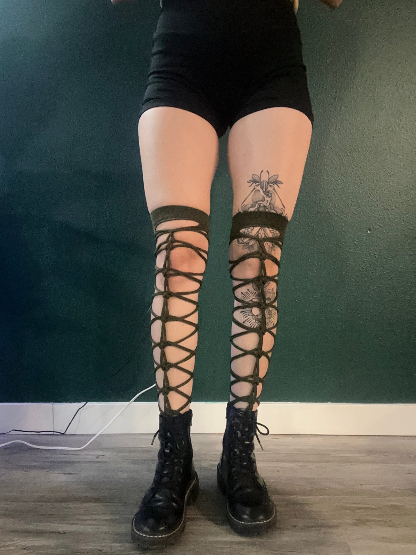 RTS - M/L Romper & Socks Set